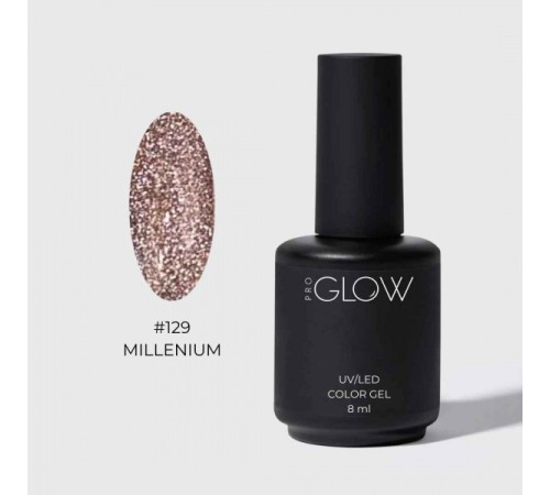 GLOW PRO Гель-лак #129 Millenium, 8 мл