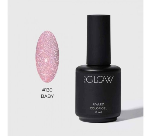 GLOW PRO Гель-лак #130 Baby, 8 мл