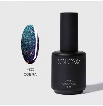 GLOW PRO Гель-лак #133 Cobra, 8 мл