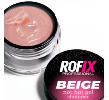 ROFIX Гель для наращивания ногтей Not Hot Beige Shimmer, 50гр