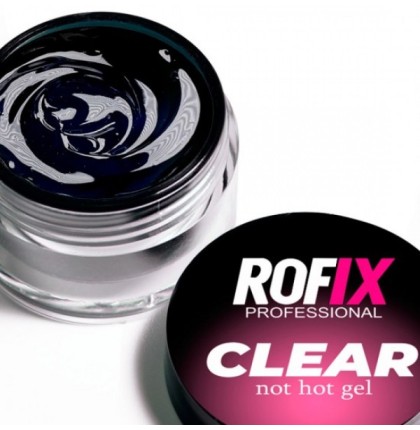 ROFIX Гель для наращивания ногтей Not Hot Clear, 50гр