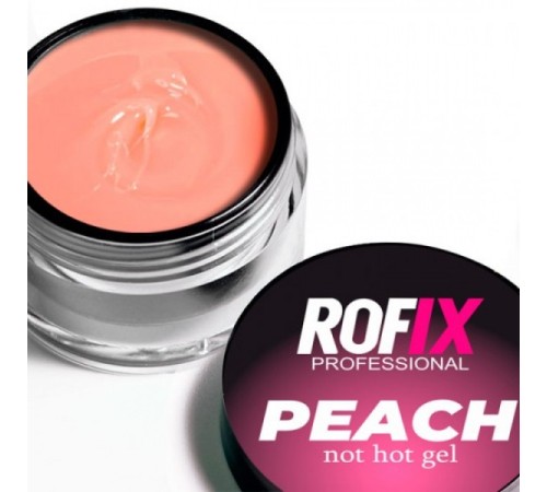 ROFIX Гель для наращивания ногтей Not Hot Peach, 20гр