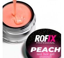 ROFIX Гель для наращивания ногтей Not Hot Peach Shimmer, 20гр
