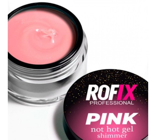 ROFIX Гель для наращивания ногтей Not Hot Pink Shimmer, 20гр