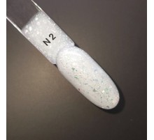 База кератиновая Жесткий каркас  ИСКРА N 2 молочный блеск 30мл