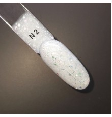 База кератиновая Жесткий каркас  ИСКРА N 2 молочный блеск 30мл