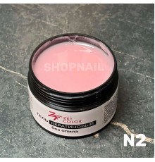 Гель Кератиновый нежная пудра N2 ZET COLOR 15мл (средней консистенции)