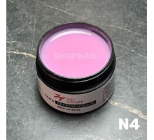 Гель Кератиновый нежно-розовый N4 ZET COLOR 15мл (средней консистенции)