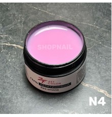 Гель Кератиновый нежно-розовый N4 ZET COLOR 15мл (средней консистенции)