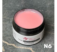 Гель Кератиновый персиковый N6 ZET COLOR 15мл (средней консистенции)