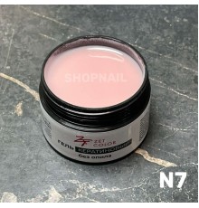 Гель Кератиновый телесный N7 ZET COLOR 15мл (средней консистенции)