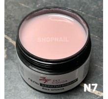 Гель Кератиновый телесный N7 ZET COLOR 30мл (средней консистенции)